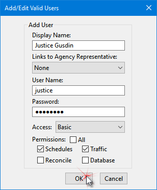 Adding a User Adding a User