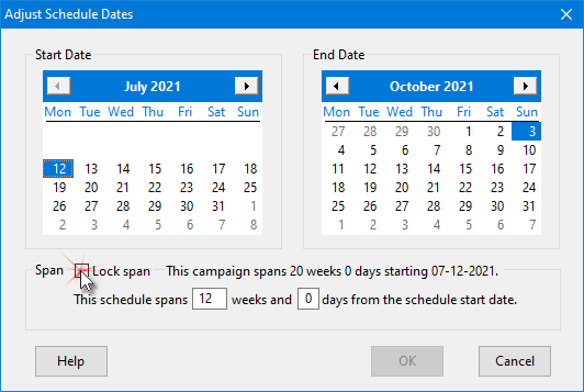 Adjusting Schedule Dates Interactively Adjusting Schedule Dates Interactively