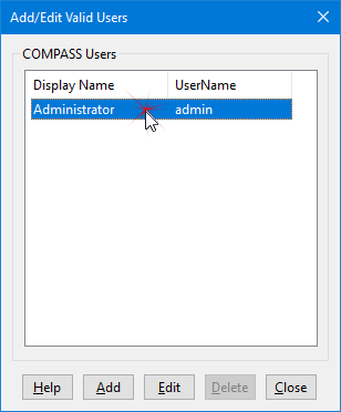 Network Users List Network Users List