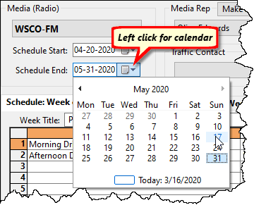 Drop Down Calendar Drop Down Calendar