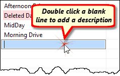 Adding a New Description