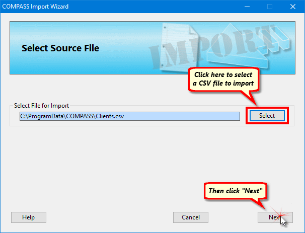 Import Step 1 Import Step 1