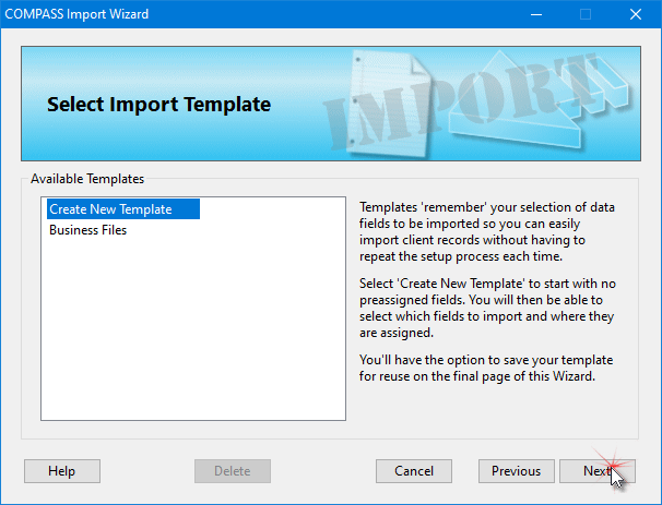 Import Step 2 Import Step 2