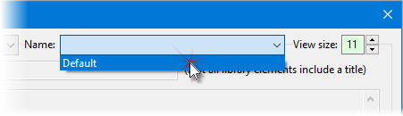 Selecting a Group Name Selecting a Group Name