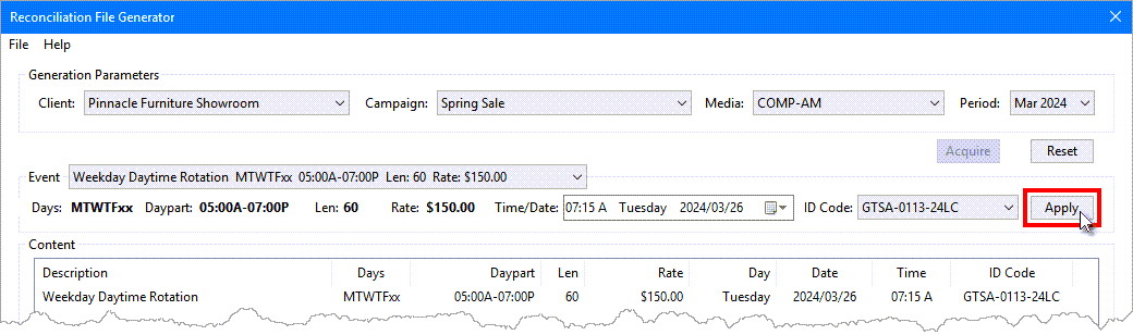 Adding an Ad to the List