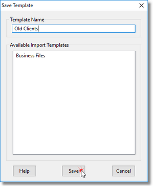Save Template Save Template