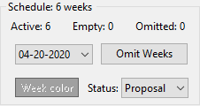 Week Color Disabled